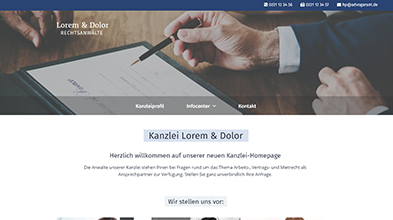 Screenshot Design Dark-Blue